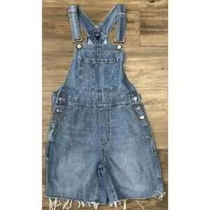 GAP Shorts Gap Womens Size Small Denim Shortalls Cut Off